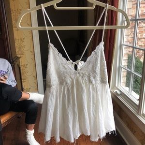 Free People white tank